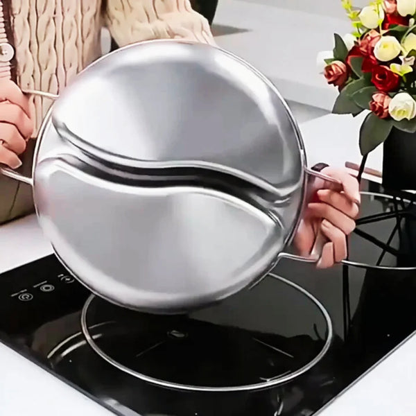Casserole 2 Compartiments en Inox 316 – La Révolution de la Double Cuisson