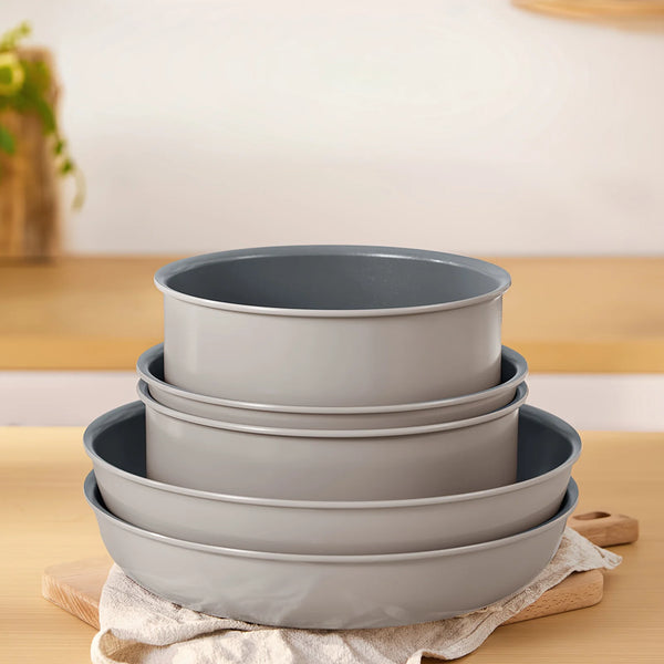 Batterie de Cuisine FlexiClic 17 Pièces - Modèle CookMaster 17™ Grey