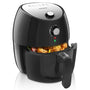 Air fryer noir sur fond blanc