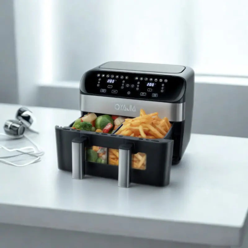 Air Fryer 10L double compartiment – 2600W, 12 programmes