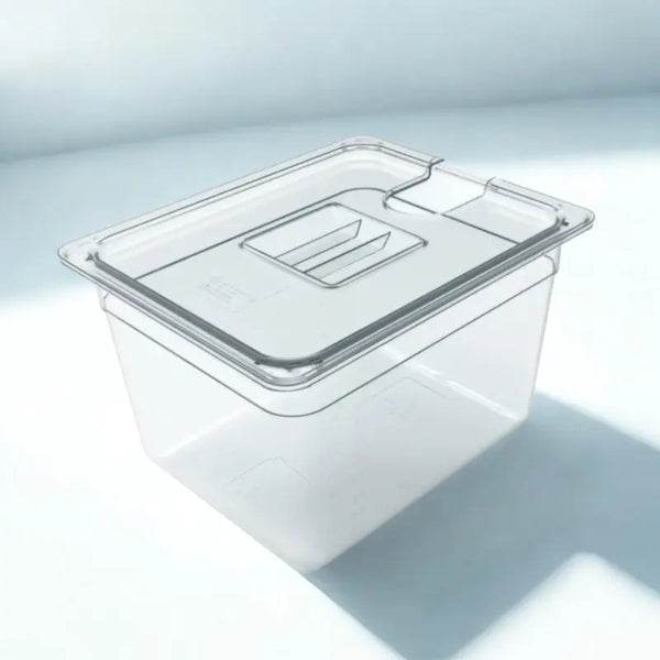 Bac de cuisson plastique 11L sur fond blanc