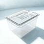 Bac de cuisson plastique 11L sur fond blanc