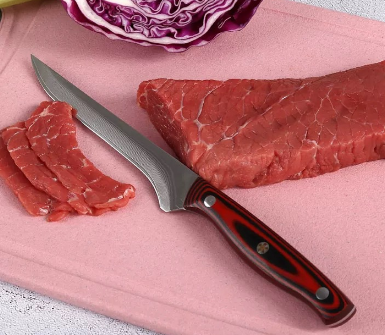 Couteau à désosser professionnel 15 cm – Acier damas
