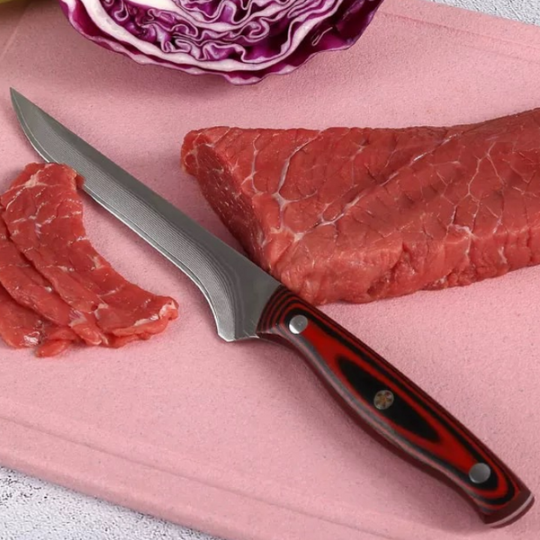 Couteau à désosser professionnel 15 cm – Acier damas