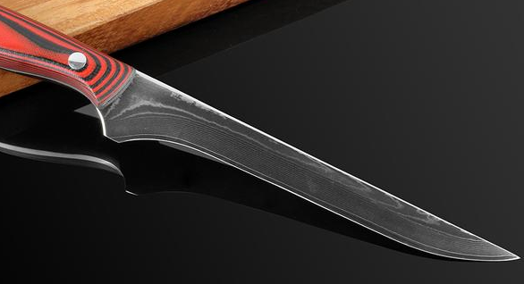 Couteau à désosser professionnel 15 cm – Acier damas