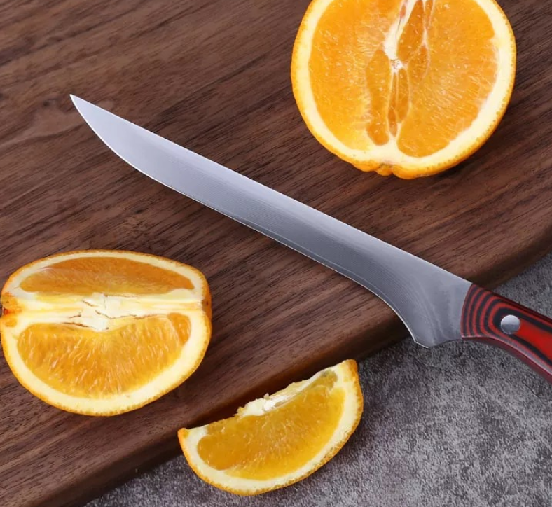 Couteau à désosser professionnel 15 cm – Acier damas
