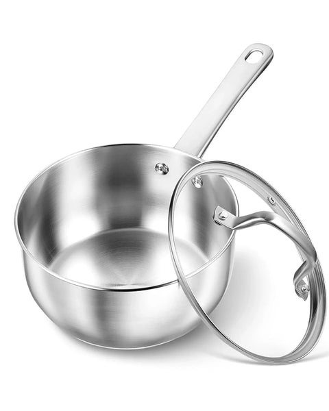 Professional Stainless Steel Saucepan – Fast Heating, Versatile and Durable