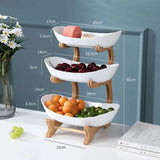 Corbeilles de rangement blanches avec taille.