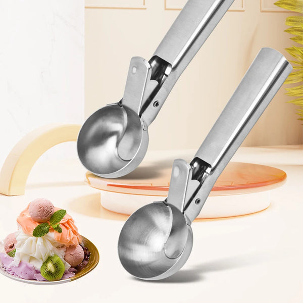 Stainless steel ice cream & sorbet scoop