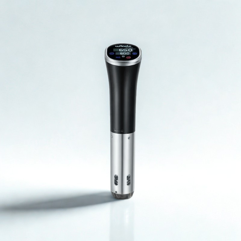 Cuiseur sous vide sur fond blanc
