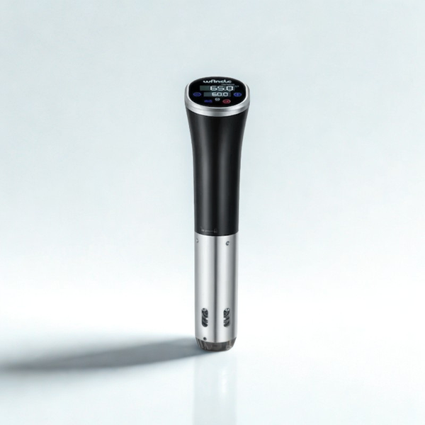 Cuiseur sous vide sur fond blanc