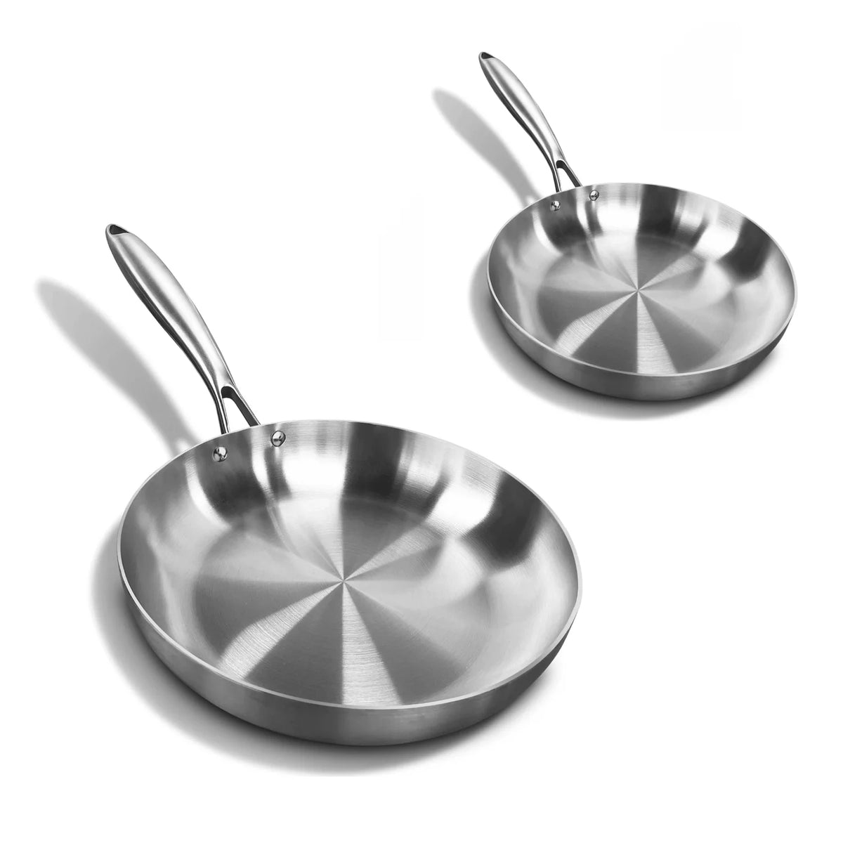 Poêles Inox Pro - Nombreuses Tailles et Ensembles