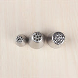 3 douilles inox vus de haut