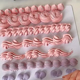 Formes de crème à la douille