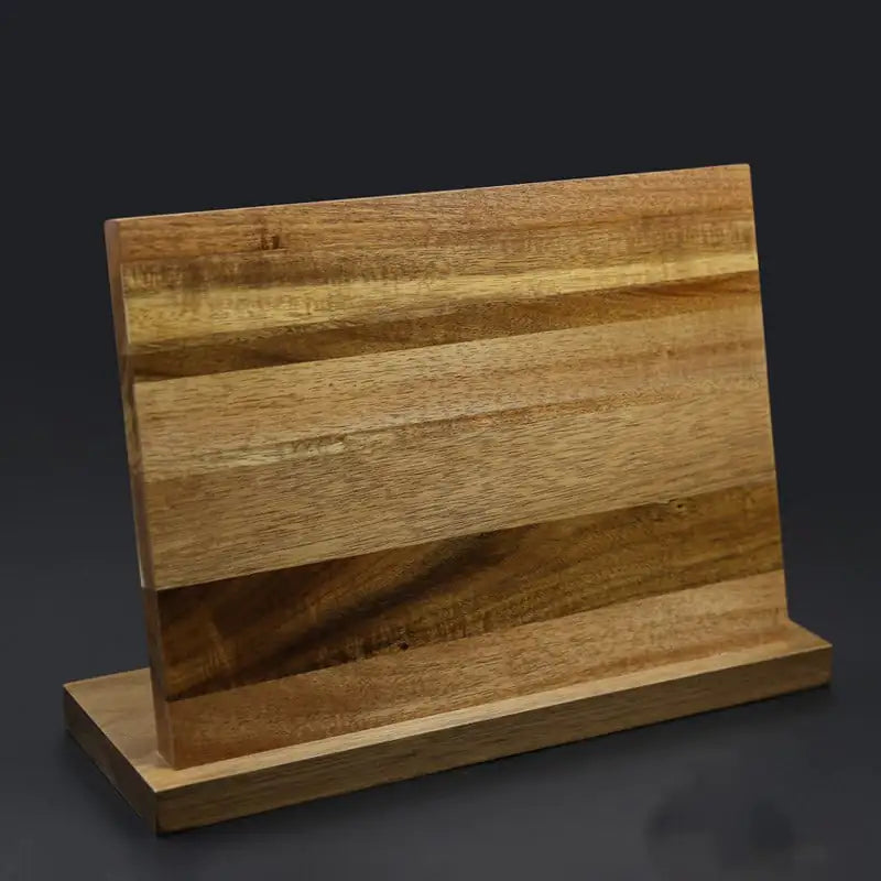 Magnetic knife holder made of acacia wood