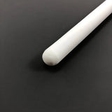 Mèche de fusil à aiguiser en céramique blanche sur fond gris