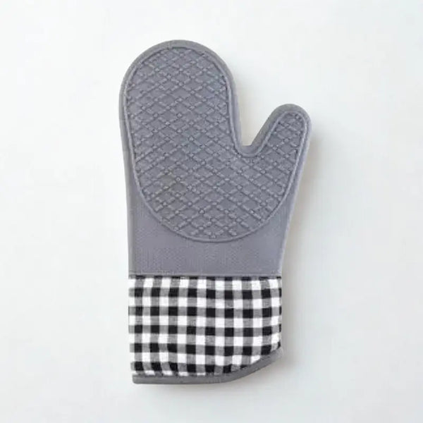 Gant gris sur fond blanc