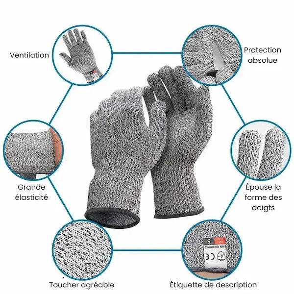 Explication des différents avantages des gants de protection de cuisine