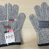 Gants de cuisine anti-coupures et dimensions
