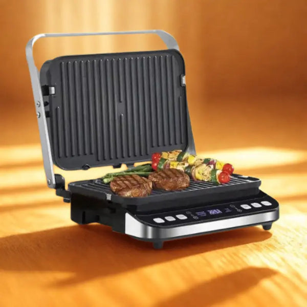 Grill biolomix sur fond orange