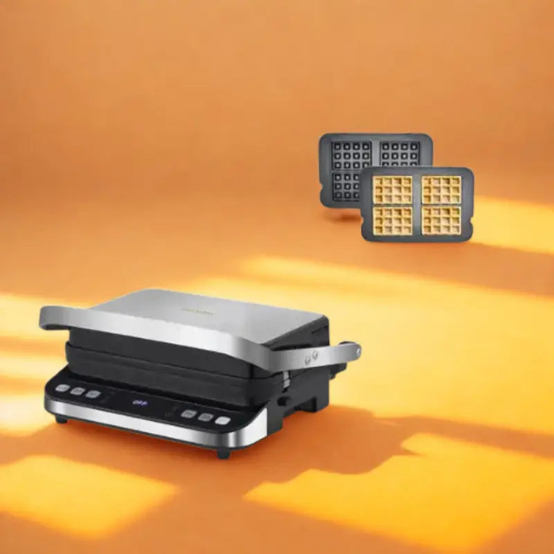 Grill biolomix sur fond orange