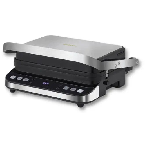 Grill électrique sur fond blanc