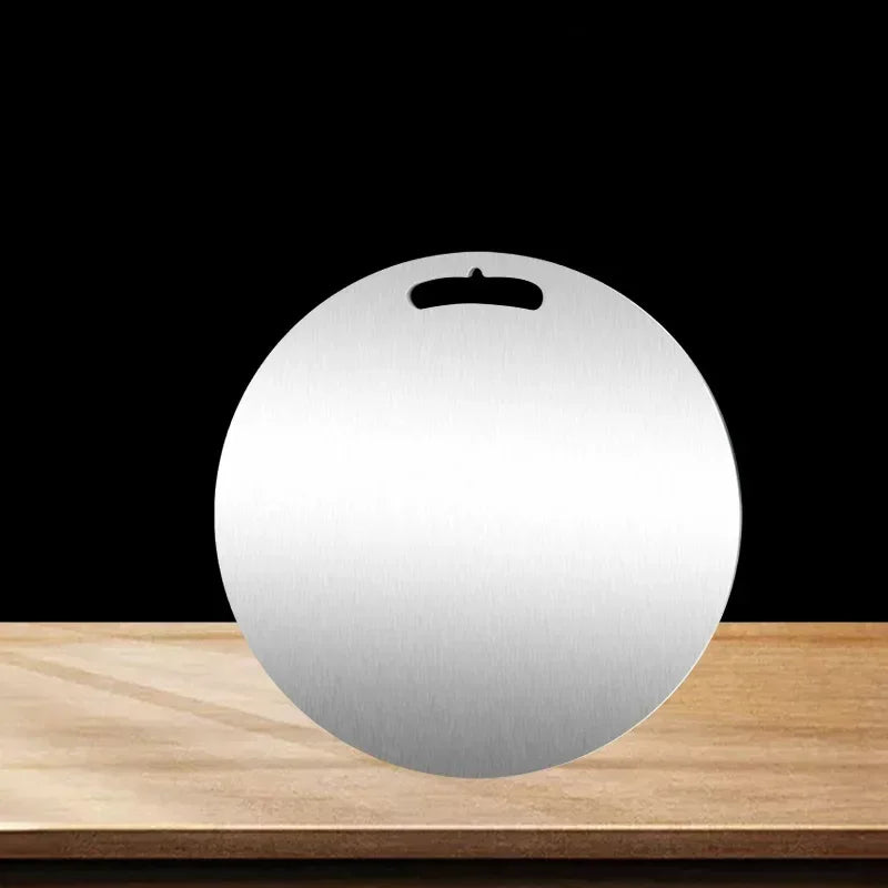 Round Cutting Boards in 304 Stainless Steel – 4 Sizes 