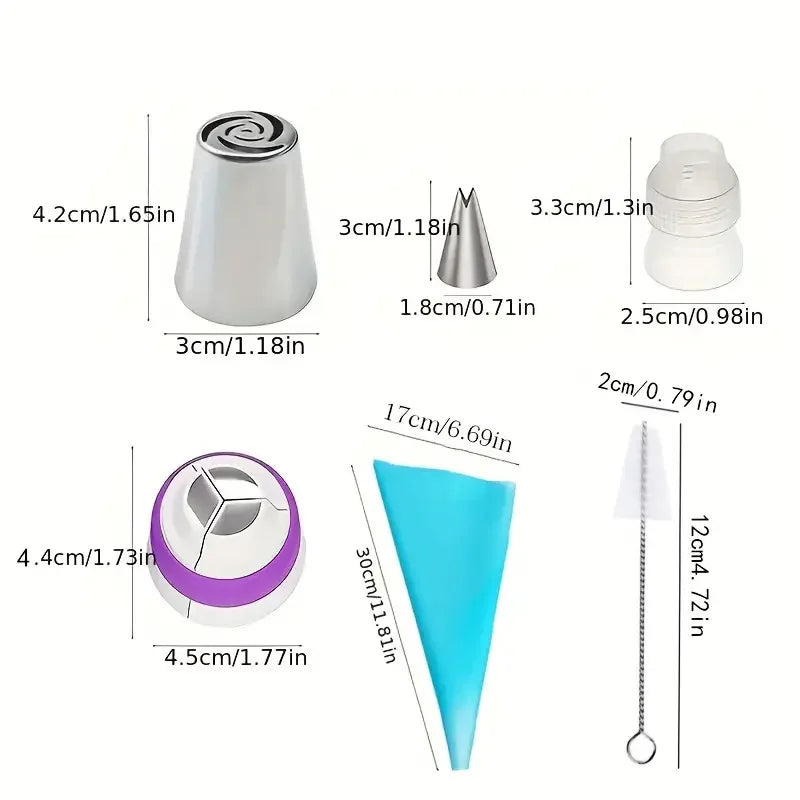 Dimensions éléments kit de pochage