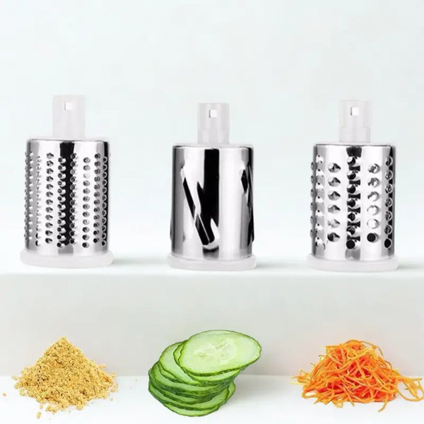Mandoline à manivelle sécurisée : Cuisinez sans risque