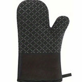 Gant noir sur fond blanc