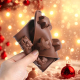 Moule en Silicone de Noël sûr fond lumineux 