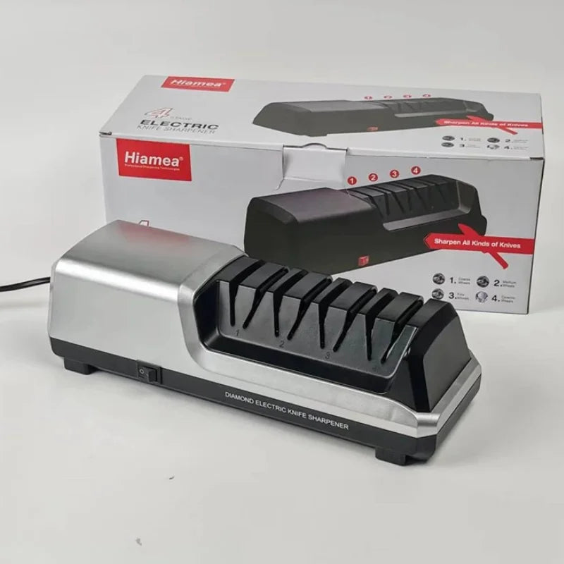 Aiguiseur de couteaux électrique professionnel - 4 étapes