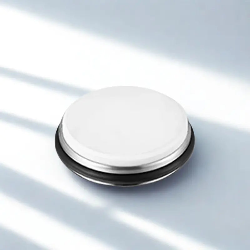 Disque pierre sûr fond blanc