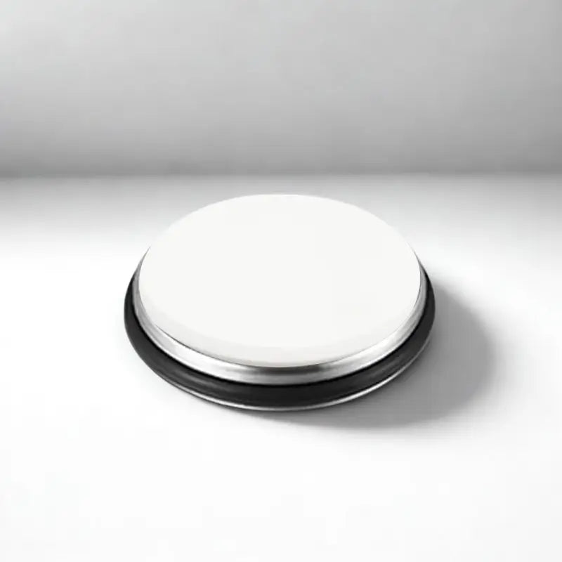 Disque pierre sûr fond blanc