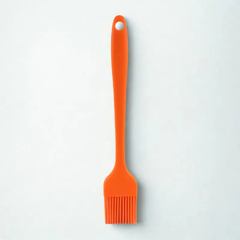 Pinceau à Huile orange sûr fond blanc
