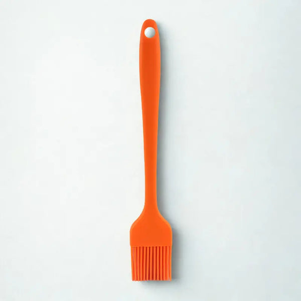 Pinceau à Huile orange sûr fond blanc