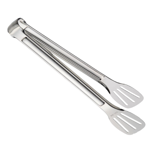 Pince en inox sur fond blanc