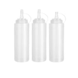 3 pipettes sur fond blanc