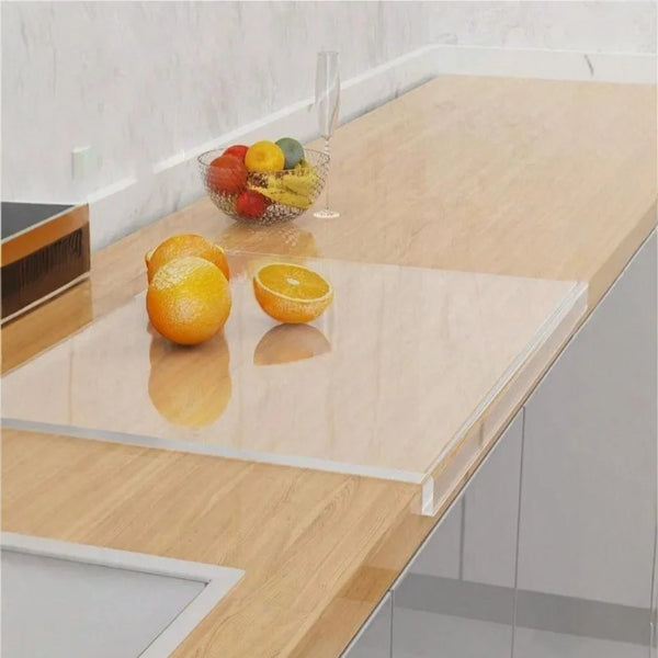 Planche transparente sur bois