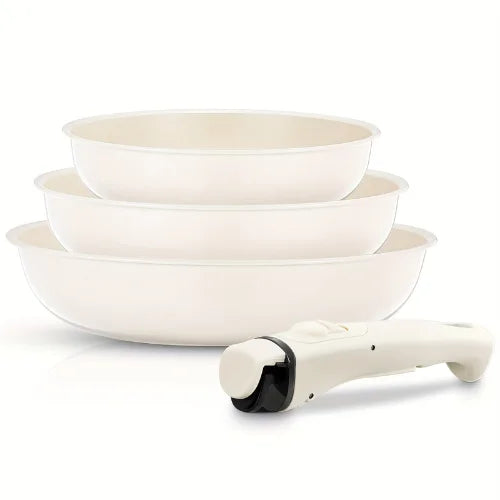 Poeles FlexiClic blanc cassé sur fond blanc