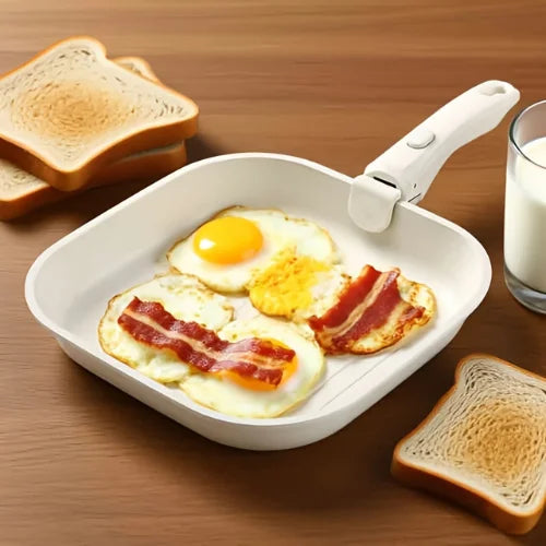 Poêle amovible carrée dans une cuisine moderne