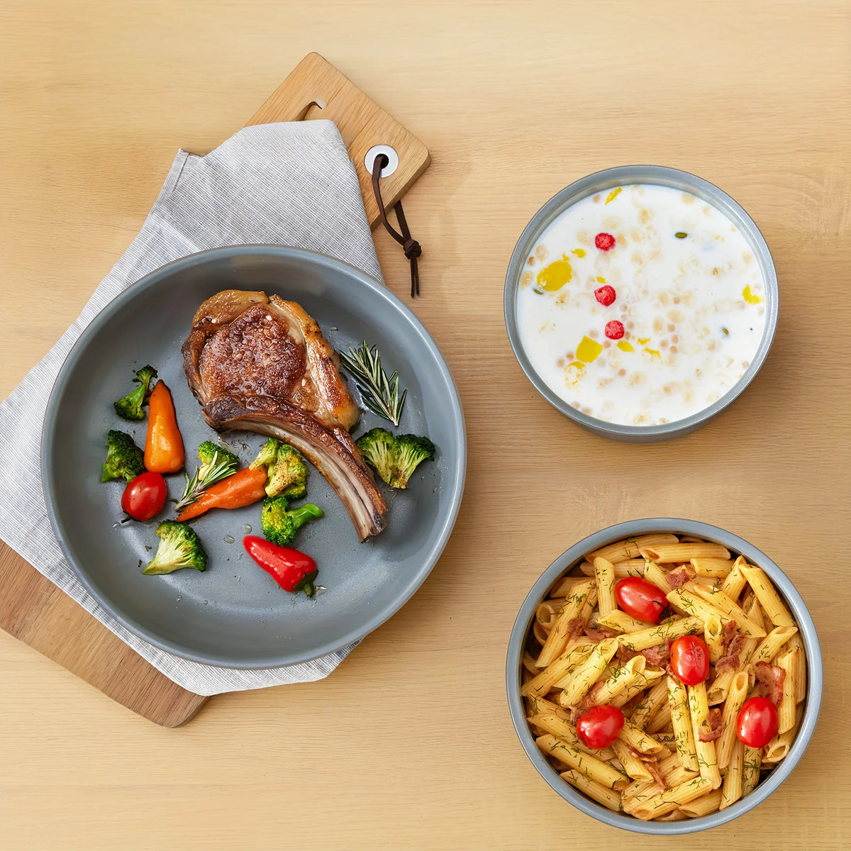 Batterie de Cuisine FlexiClic 17 Pièces - Modèle CookMaster 17™ Grey