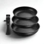 Poêles amovibles FlexiClic black : Set de 3