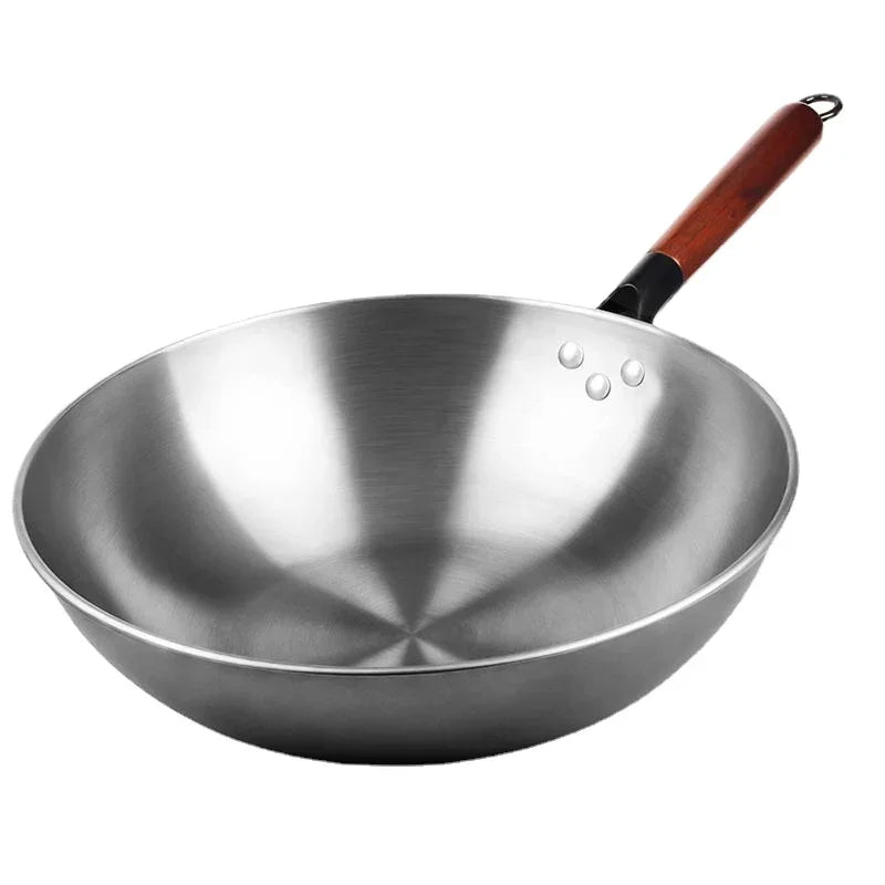 Wok en Acier Carbone - Diamètre 30 cm