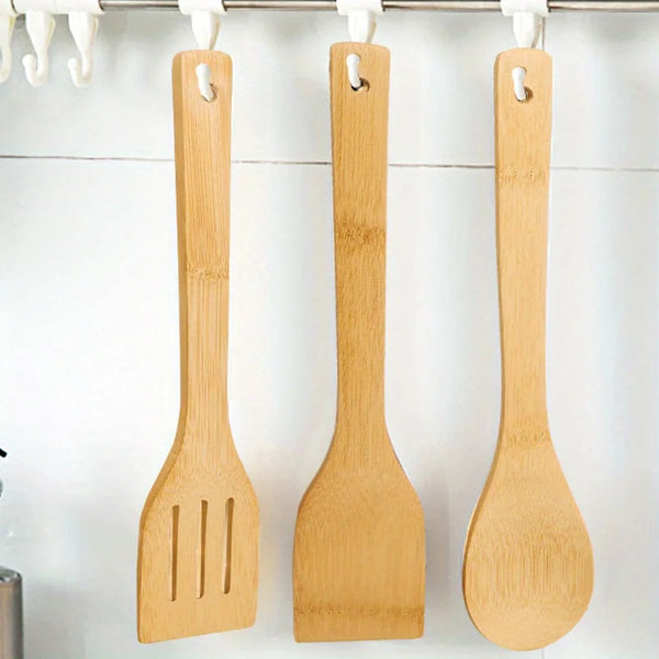 Set of 3 Bamboo Spatulas