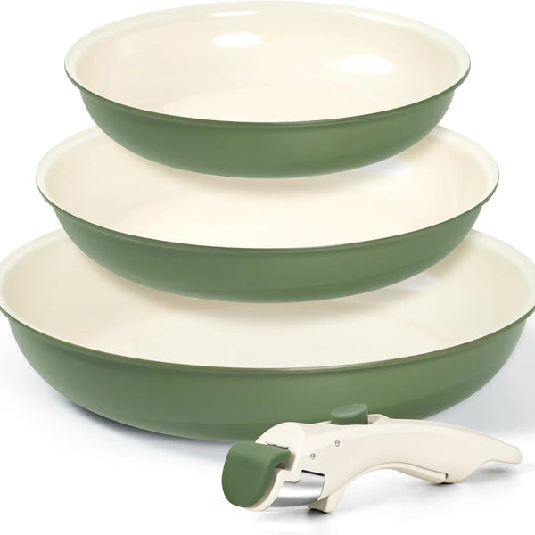 Set de 3 Poêles Amovibles FlexiClic - Blue & Green