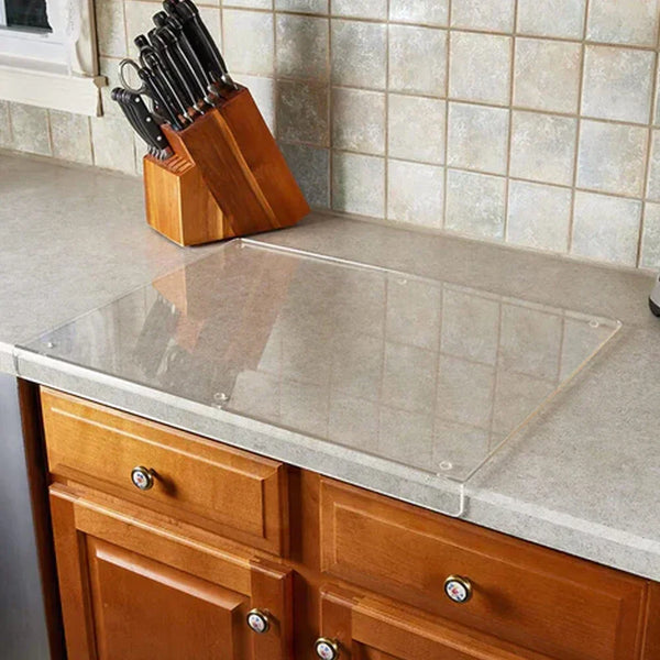 Non-slip transparent acrylic cutting board