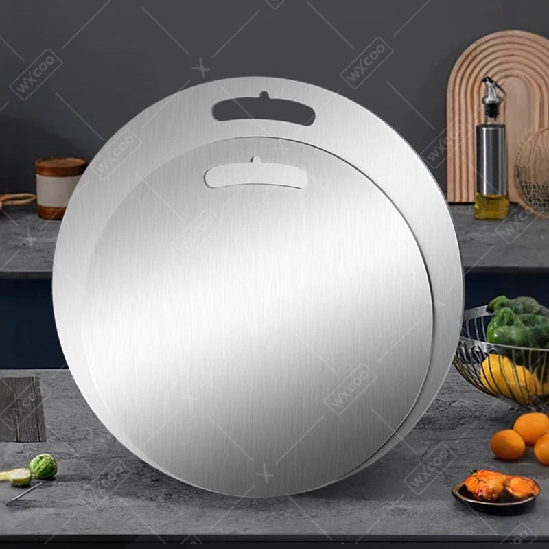 Round Cutting Boards in 304 Stainless Steel – 4 Sizes 