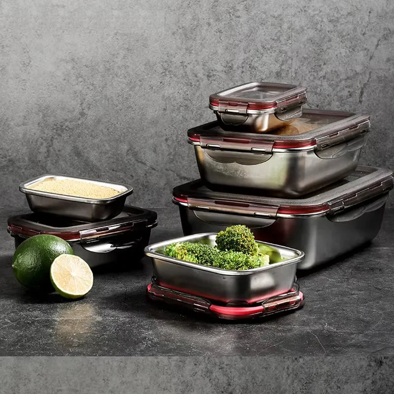 Airtight 304 Stainless Steel Lunch Box – Eco-Friendly 