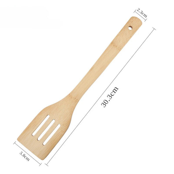 Set of 3 Bamboo Spatulas